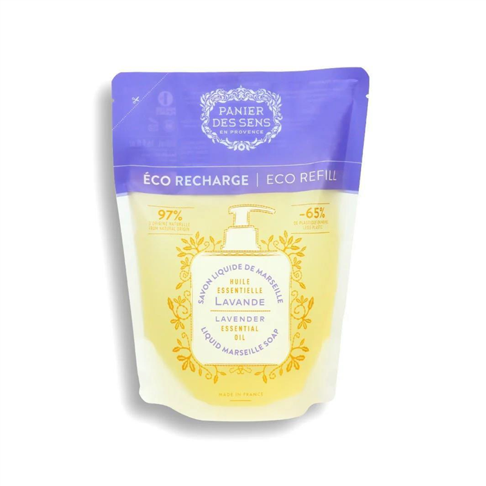 Recharge savon liquide de Marseille - Lavande Apaisante, 500 ml