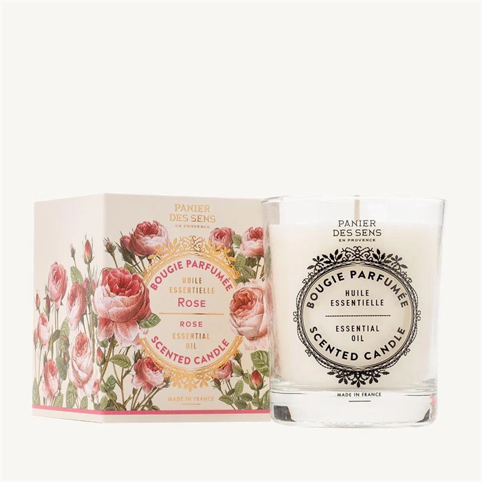 Bougie parfumée - Parfum Rose Envoûtante, 180 g