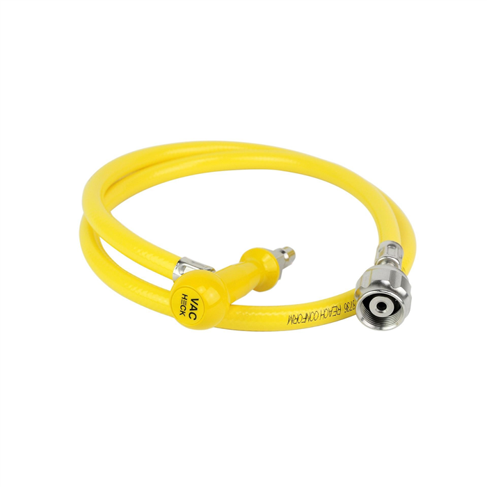 Connecteur de prélèvement Vac, 3,0 m, NIST, EN/ISO, jaune