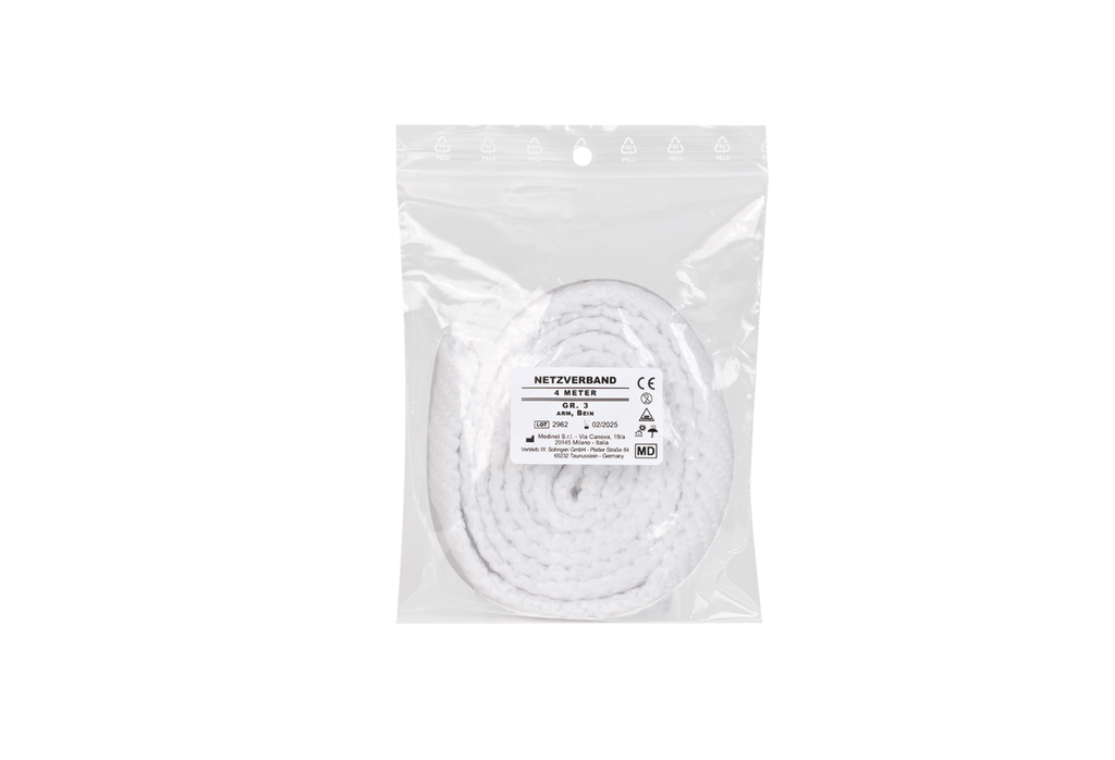 [1006060] Bandage filet 4 m, taille 3, bras et jambe