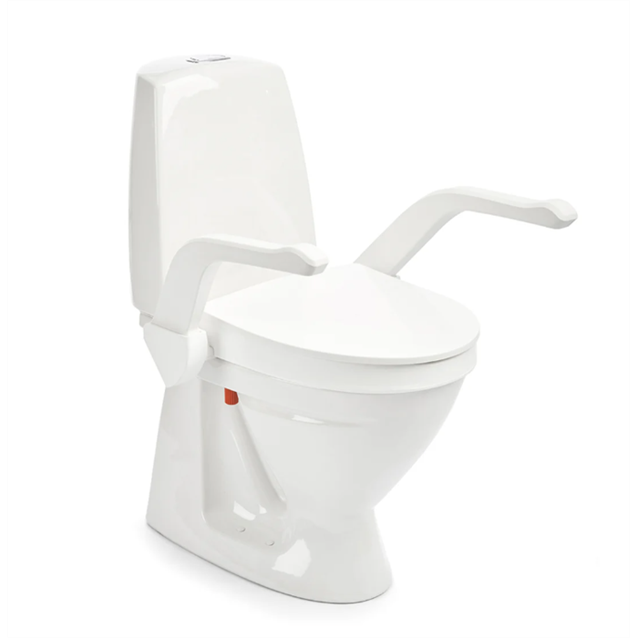 [80301510] Rehausseur de toilette My-Loo, fixe avec accoudoirs, hauteur 2 cm