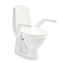 Rehausseur de toilette My-Loo, fixe avec accoudoirs, hauteur 2 cm