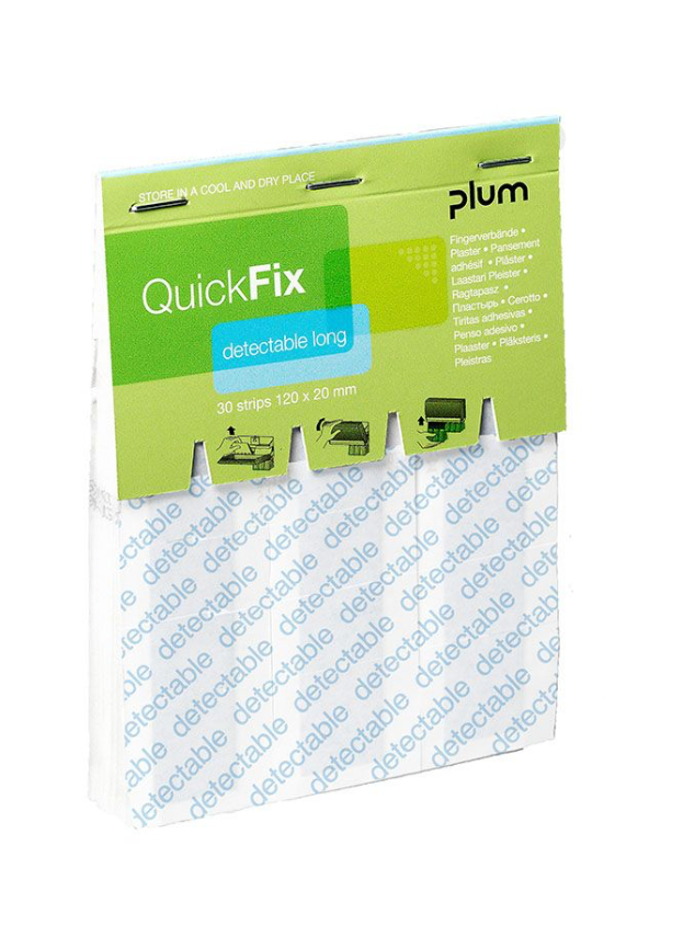 QuickFix Detectable recharge longue pansements 12 x 2 cm (30 strips) 5509