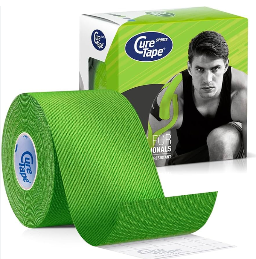 Cure Tape 5 m x 5 cm, imperméable, vert, sans latex