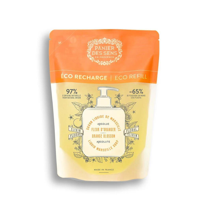 [ABS10917] Recharge savon liquide de Marseille - Fleur d'Oranger, 500ml