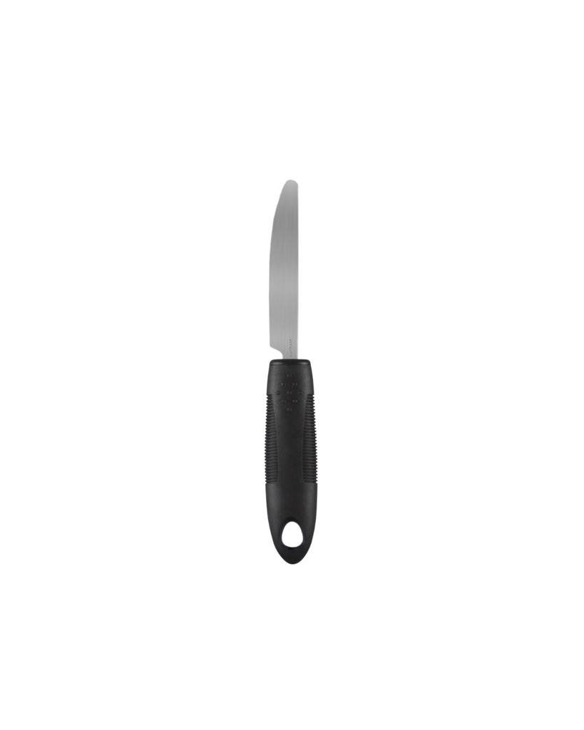 Couteau non pliable avec poignée ergonomique souple