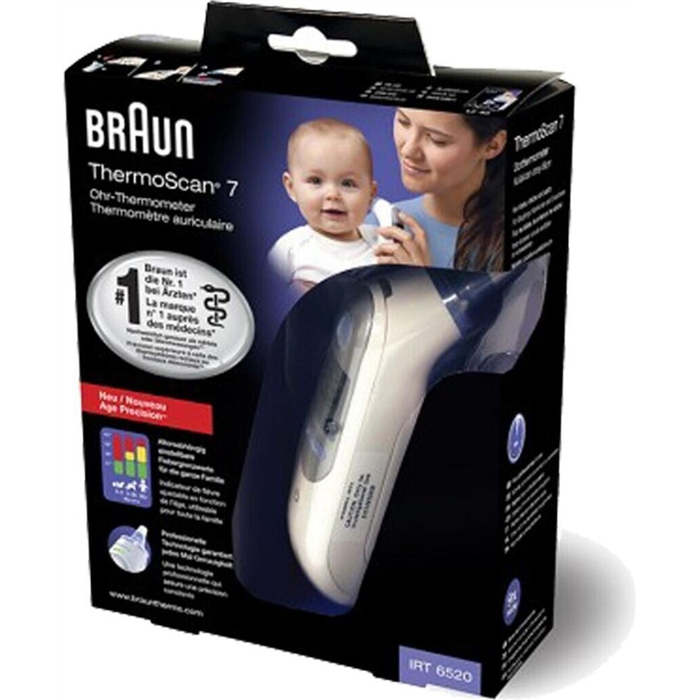 Thermomètre auriculaire IRT 6520 Braun Thermoscan, 7 infrarouge
