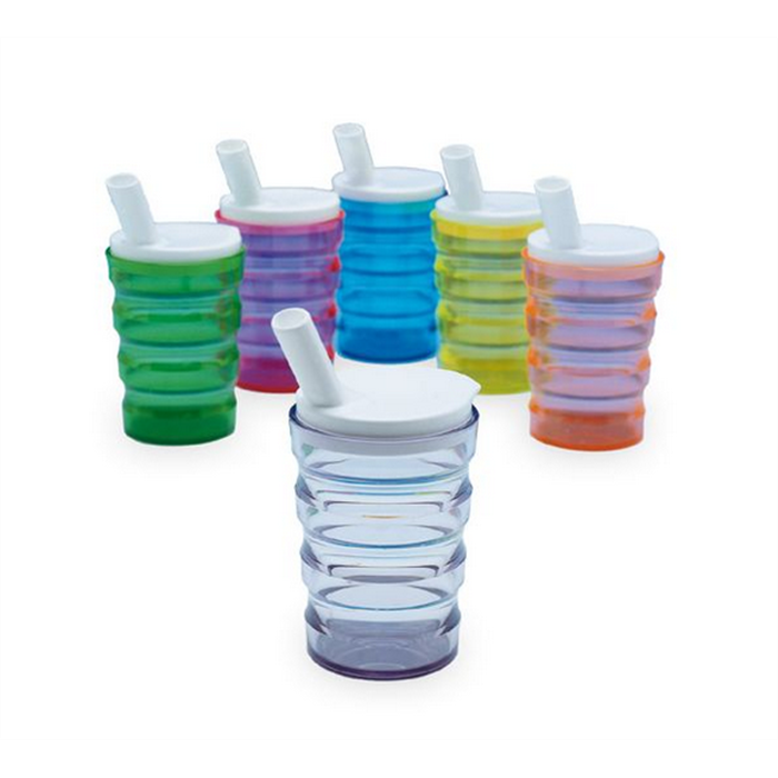 Set gobelet ergonomique avec 1 gobelet et 1 couvercle transparent, capacité 200 ml