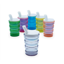 Set gobelet ergonomique avec 1 gobelet et 1 couvercle transparent, capacité 200 ml