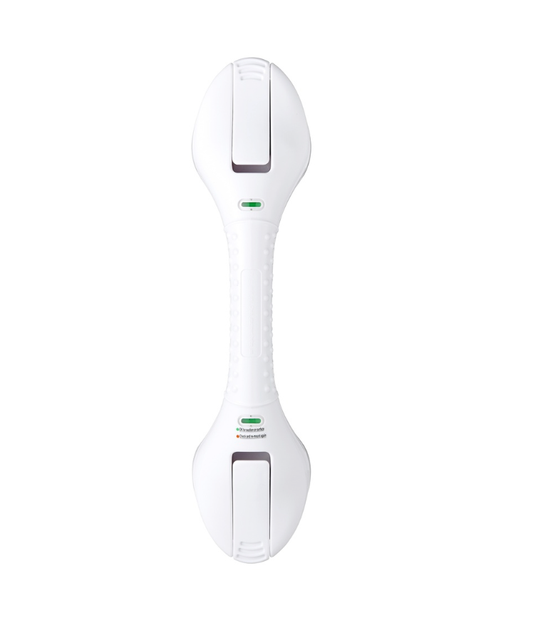 [70110160 (1119087 AL] Poignée d’appui à ventouse longueur 15 cm, avec indicateur, extensible jusqu’à 40 cm