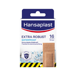 [1009287] HANSAPLAST Extra Robust Waterproof, 16 pansements, 2,6 x 7,6 cm