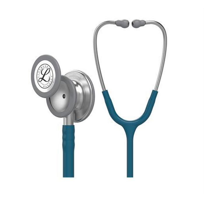 [220782] Stéthoscope Littmann Classic III, édition en acier inoxydable, bleu caraïbe