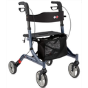 Rollator léger Capero, bleu nuit, 
Max 136 kg, pliable