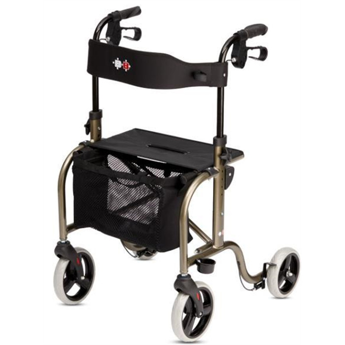 Rollator léger RL-smart bleu métallique, 
Max 136 kg