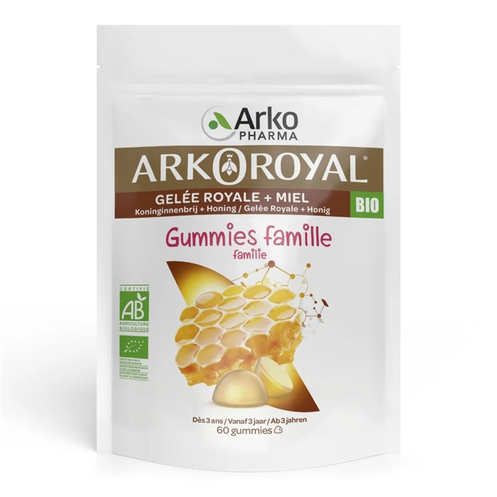 Gommes Junior Gelée Royale, Cœur liquide au miel