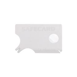 Carte à tiques avec glissière, plastique