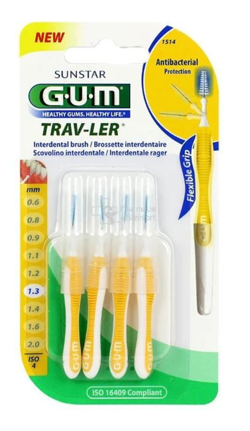 [005397] Gum Trav-Ler PB 1,3 mm par 4, 1514, Flexible Grip
