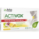 Activox maux de gorge et toux sèche arôme citron, 24 comprimés à sucer