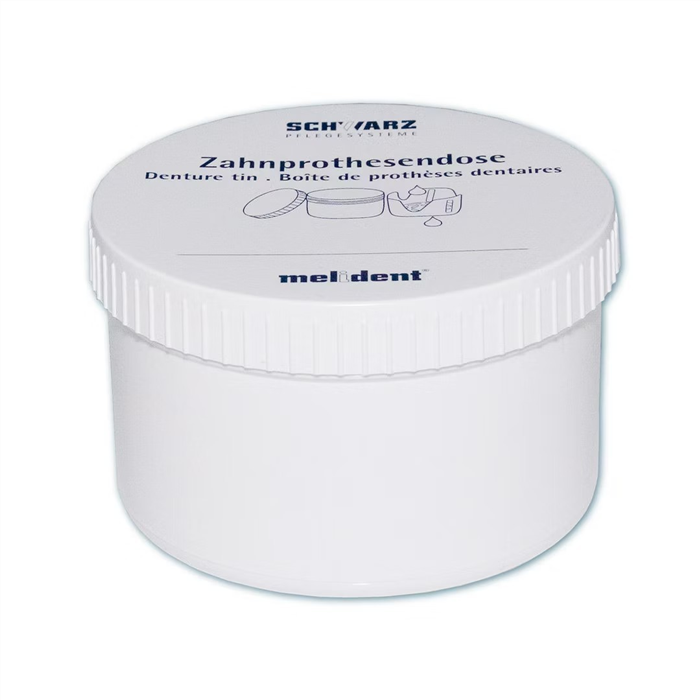 [01092500] Melident – Boîte pour prothèse dentaire avec panier égouttoir