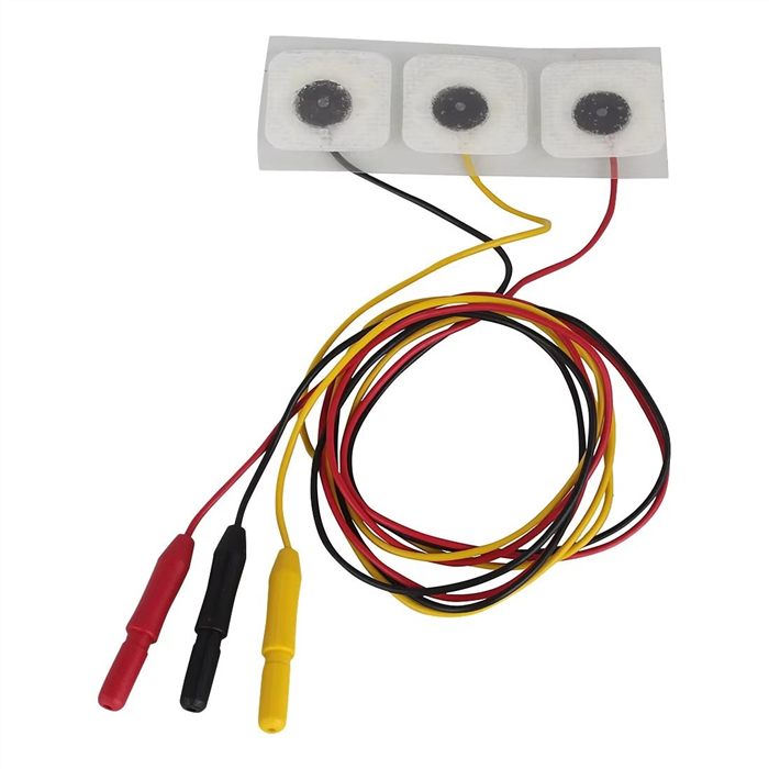 Électrodes ECG à usage unique H87PG/F HUL, rondes, _x000D_
1x rouge/ jaune/ noir