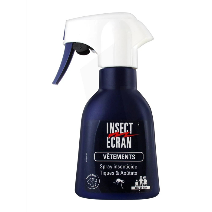 Insect Ecran Vêtements – Tiques & Aoûtats Spray, 200 ml