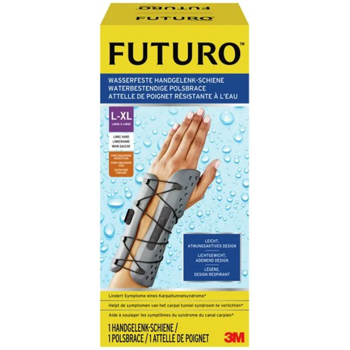 [58503EU1] FUTURO Attelle de poignet résistante à l’eau, gauche, taille L/XL