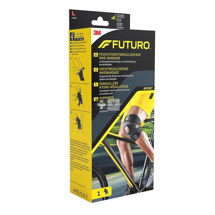 Futuro Genouillère noire hydro-régulatrice, taille L