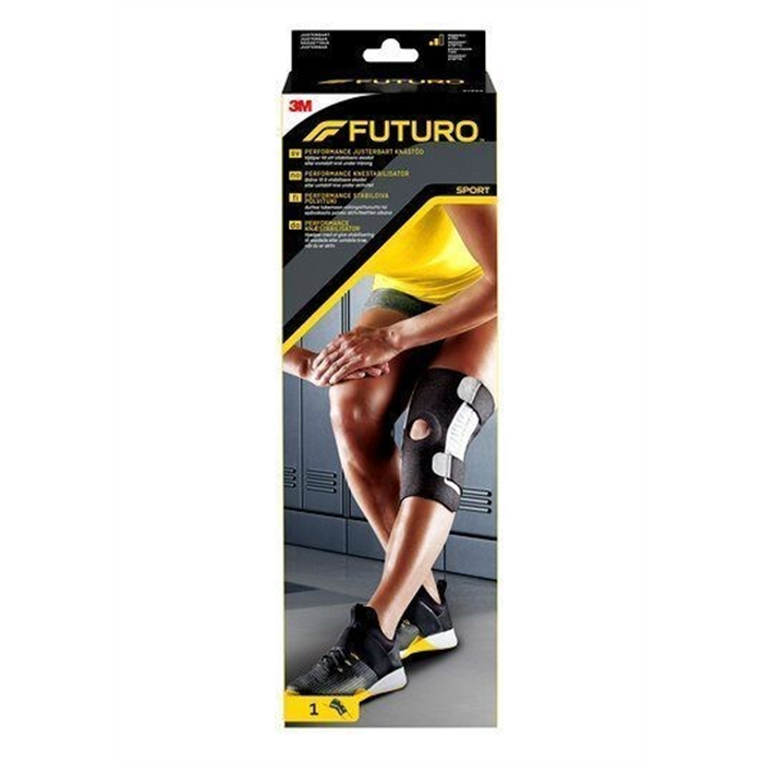 Futuro Sport, Genouillère avec charnière, noir