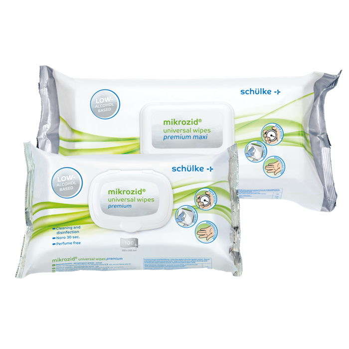 Lingettes Mikrozid Universelles Premium en Sac Distributeur 100 Lingettes