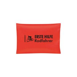 Premiers secours cycliste, orange
