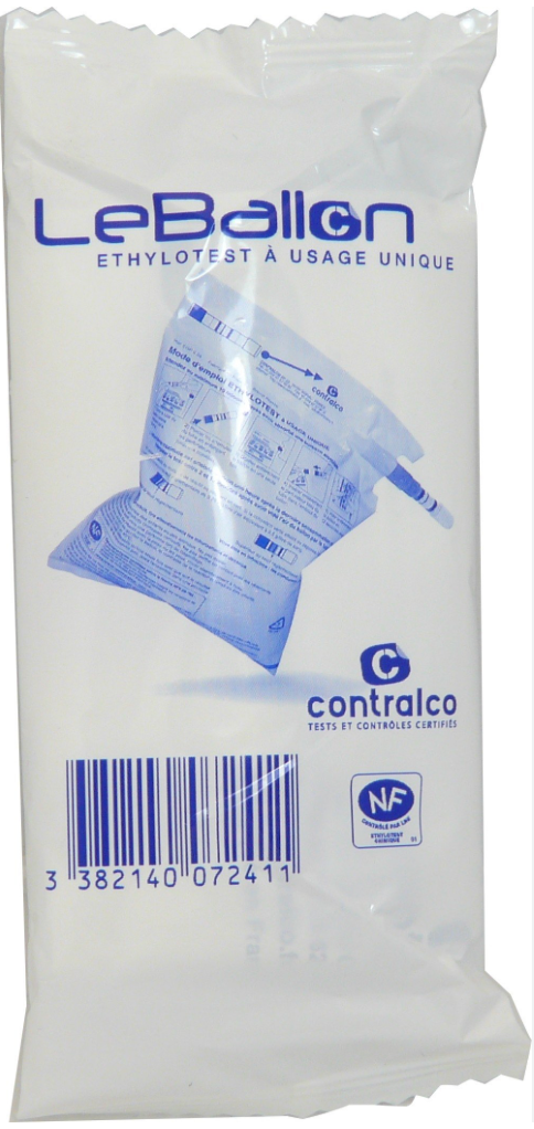 ETHYLOTEST BALLON CONTRALCO NF A 1