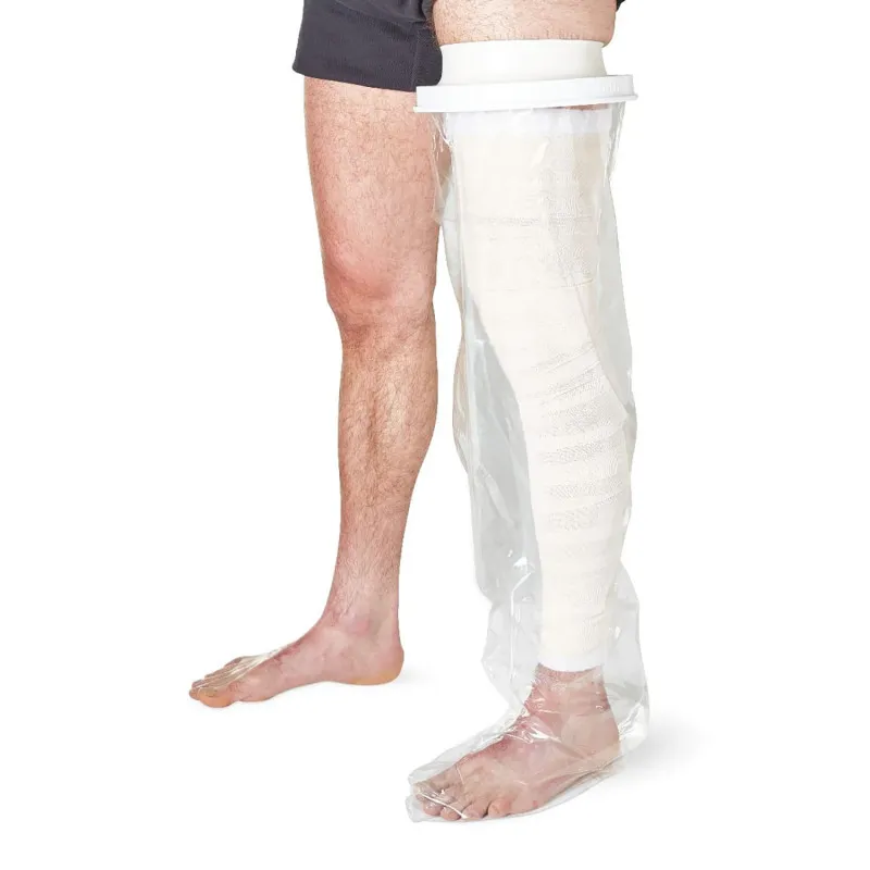 Housse de protection plâtre et pansement jambe, 78 x 34 cm, enfant