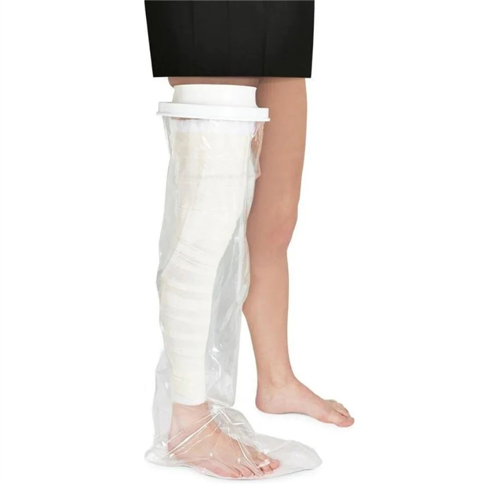 Housse de protection pour plâtre et bandage, jambe longue 103 x 42 cm