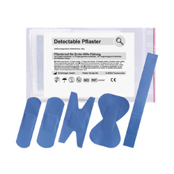 [1009987] Set de pansements détectables pour remplissage premiers secours
