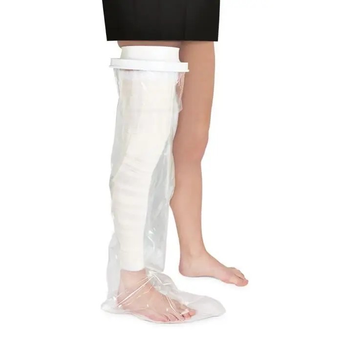 [70110780] Vitility housse de protection pour plâtre et bandage, jambe demi-longueur 41–59 cm