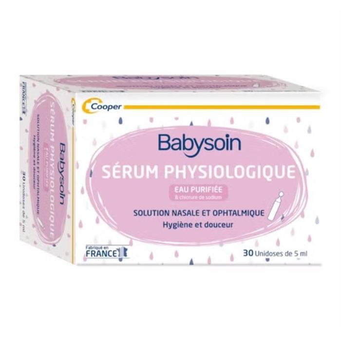 Sérum physiologique Babysoin Cooper, 30 pièces