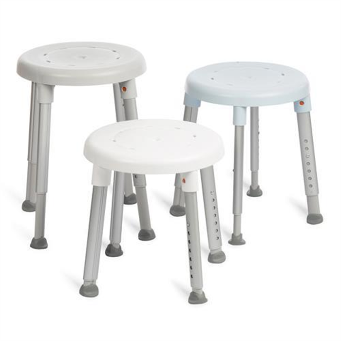 [81901050] Tabouret de douche Easy avec siège pivotant, gris, capacité 200?kg