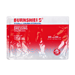 Compresses Burnshield 60 x 40 cm, hydrogel stérile pour traumatismes et brûlures