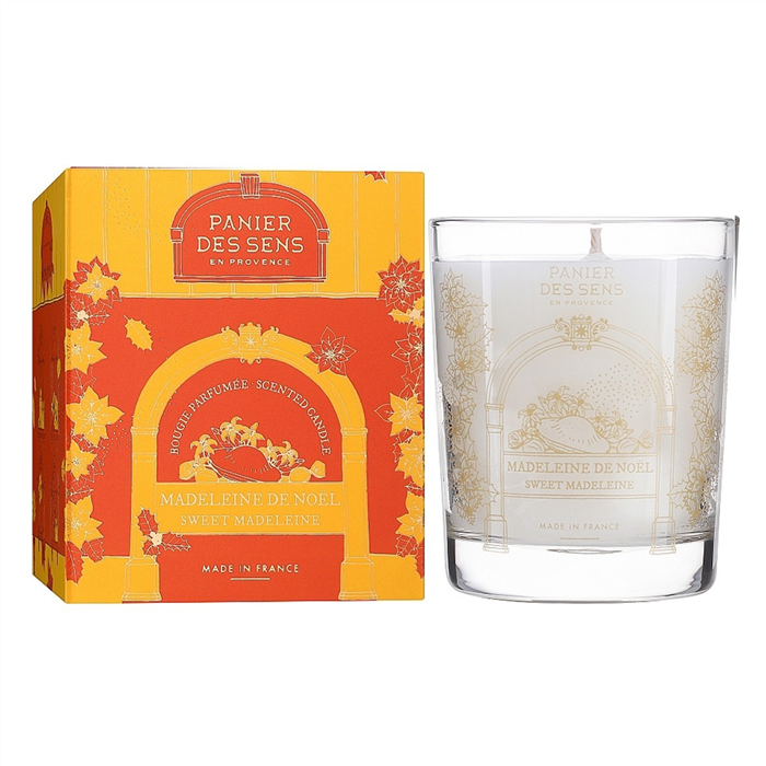 [NOE30045] Bougie Madeleine de noël, 180 g