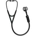 Stéthoscope numérique Littmann CORE noir, pavillon miroir, raccord de tuyau noir
