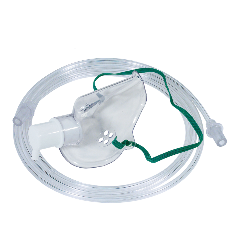 [HSM11-E] Masque O2 AEROPART pour adulte, 2,0 m, avec tuyau et pince-nez