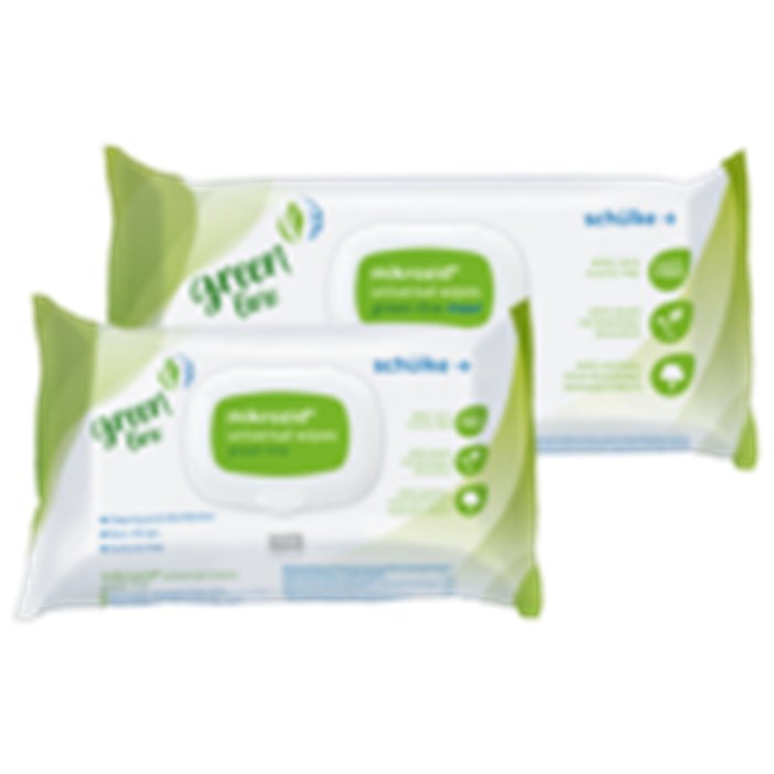 MIKROZID UNIVERSAL WIPES GREEN LINE, 114 LINGETTES