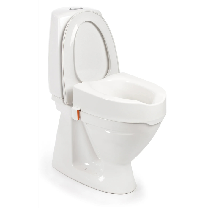 Rehausse WC Etac My-Loo avec fixations latérales, sans couvercle, hauteur 6 cm