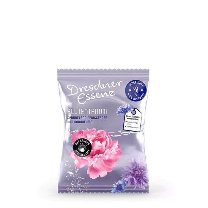Bain effervescent rêve de fleurs, 70 g, pivoine, bleuet