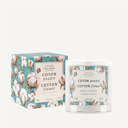 Bougie parfumée cire végétale - Parfum Coton Poudré, 275 g
