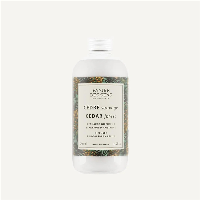 Recharge diffuseur et parfum d'ambiance - Cèdre Sauvage, 250 ml