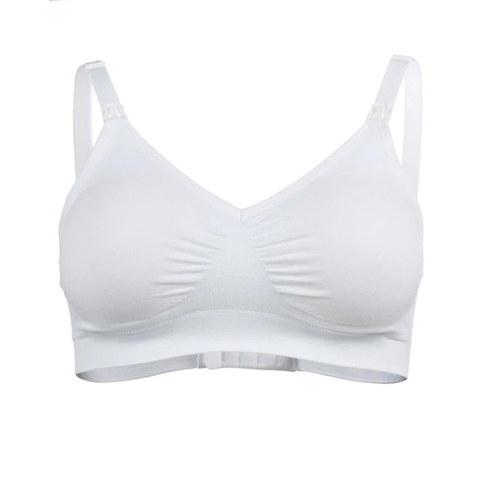 Soutien-gorge d’allaitement et d’expression du lait 3-en-1, blanc, taille S