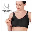 Soutien-gorge d’allaitement et d’expression  de lait 3en1, noir, taille S