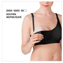 Soutien-gorge d’allaitement et d’expression  de lait 3en1, noir, taille L