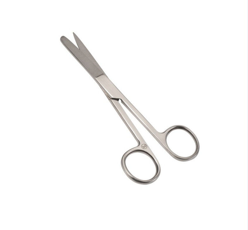 [168752] Ciseaux chirurgicaux, standard, droits, pointu-mousse, 14,5 cm, qualité standard